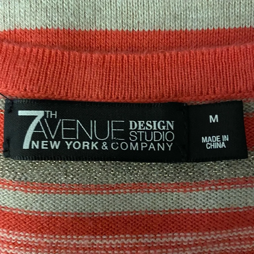 7th Avenue Design Studio Cardigan 💕 Glitter Diagonal Stripes - Picture 12 of 12